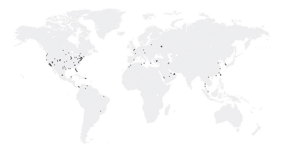 OUR AQUARIUM PARTNER map